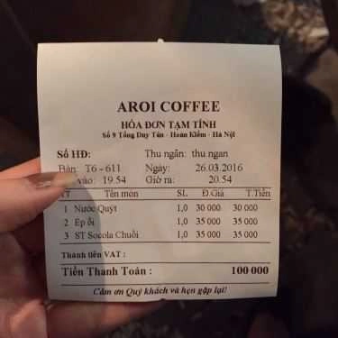 Tổng hợp- Aroi Dessert Cafe - Tống Duy Tân