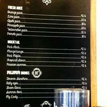 Thực đơn- Aura Coffee - Phó Đức Chính