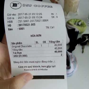 Tổng hợp- B59 Coffee - Thái Hà