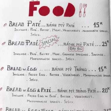 Thực đơn- An Cafe