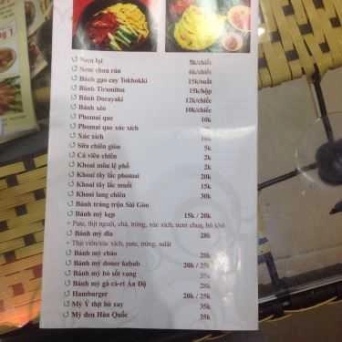 Thực đơn- Cafe Bà Xã Đậu Hủ - Đậu Hủ Singapore