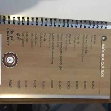 Thực đơn- Ban Mai Cafe - Vệ Hồ