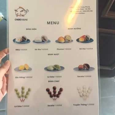 Thực đơn- Ăn vặt Chero Buns - Bánh Bao Tươi