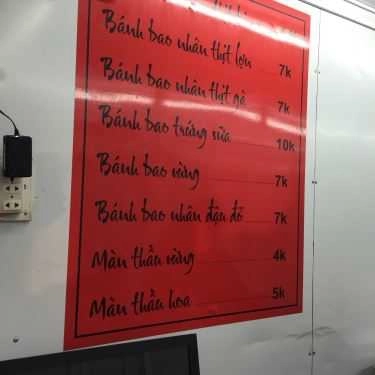 Thực đơn- Ăn vặt Bánh Bao Nhất Phẩm