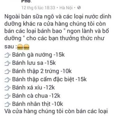 Tổng hợp- Ăn vặt Bánh Bao Nóng & Sữa Xay - Nguyên Hồng