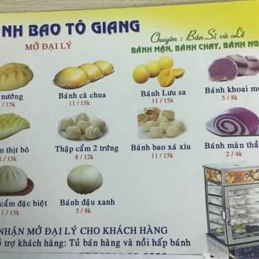 Thực đơn- Ăn vặt Bánh Bao Tô Giang - Thái Hà