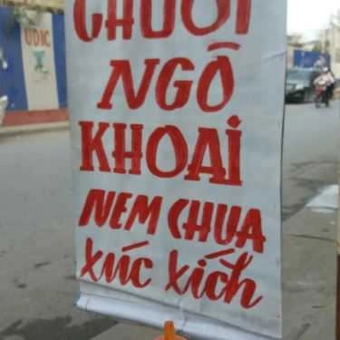 Thực đơn- Ăn vặt Bánh Khoai & Bánh Chuối - Giáp Bát