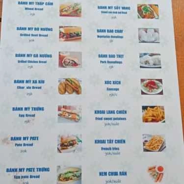 Thực đơn- Buddy 25 - Bánh Mì & Đồ Ăn Vặt - Linh Đàm