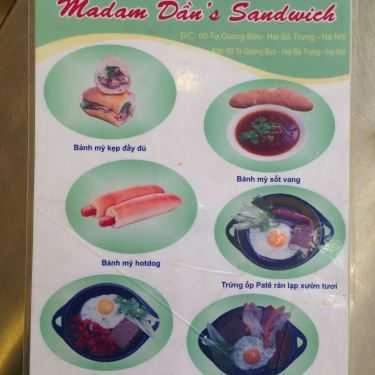 Thực đơn- Ăn vặt Bánh Mì Bà Dần - Tạ Quang Bửu