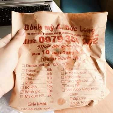 Thực đơn- Ăn vặt Đức Long - Bánh Mì & Đồ Ăn Sáng