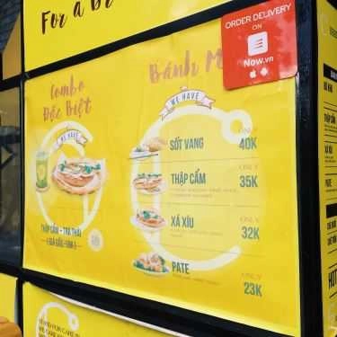 Thực đơn- Ăn vặt Bánh Mì Cô Tư Sài Gòn - Quang Trung