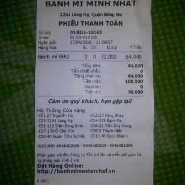 Tổng hợp- Ăn vặt Bánh Mì Minh Nhật - Láng Hạ