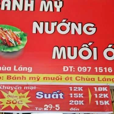 Thực đơn- Ăn vặt Bánh Mì Nướng Muối Ớt - Đội Cấn