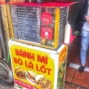 Thực đơn- Ăn vặt Bánh Mì Nướng Sài Gòn - Chùa Láng