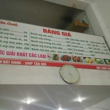 Thực đơn- Ăn vặt Kim Oanh - Bánh Mì Bơ Mật Ong & Thịt Xiên Nướng