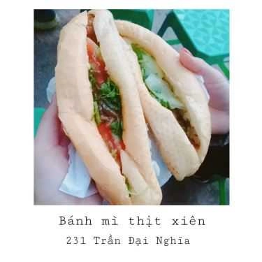 Món ăn- Ăn vặt Bánh Mì Thịt Xiên - Trần Đại Nghĩa