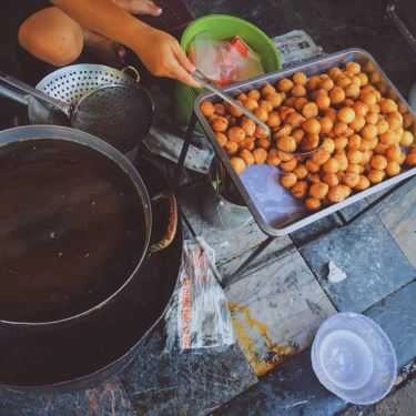 Tổng hợp- Ăn vặt Tuyết Béo - Bánh Rán Ô Quan Chưởng