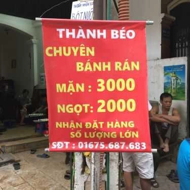 Thực đơn- Ăn vặt Thành Béo - Bánh Rán Mặn & Ngọt