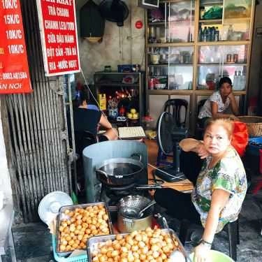 Tổng hợp- Ăn vặt Tuyết Béo - Bánh Rán Ô Quan Chưởng