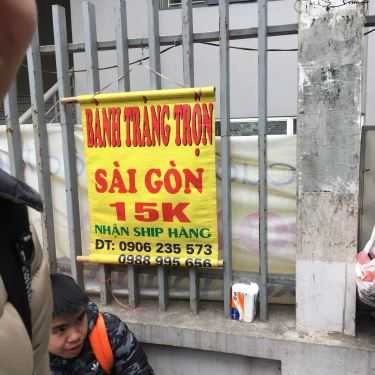Thực đơn- Ăn vặt Bánh Tráng Trộn - Chùa Láng
