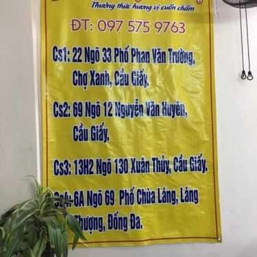 Thực đơn- Ăn vặt Bánh Xèo Bình Định - Đội Cấn