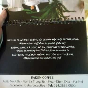 Tổng hợp- Baron Coffee