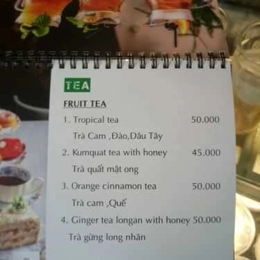 Thực đơn- Baron Coffee
