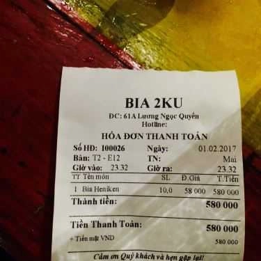 Tổng hợp- Quán Nhậu Beer 2Ku - Lương Ngọc Quyến