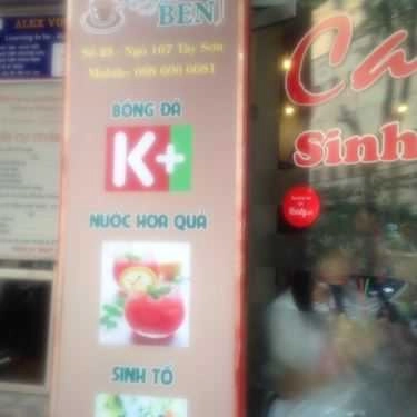 Thực đơn- Ben Cafe - Tây Sơn
