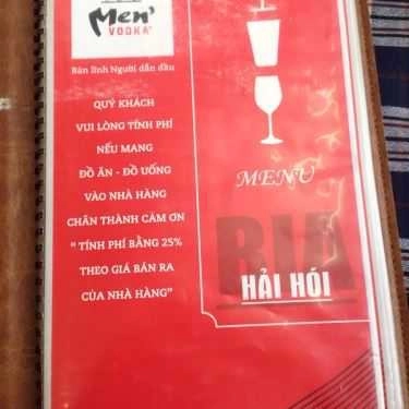 Thực đơn- Quán Nhậu Bia Hơi Hải Hói