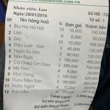 Tổng hợp- Quán Nhậu Bia Hơi Hải Xồm - Lê Trọng Tấn