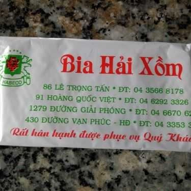 Thực đơn- Quán Nhậu Bia Hơi Hải Xồm - Lê Trọng Tấn