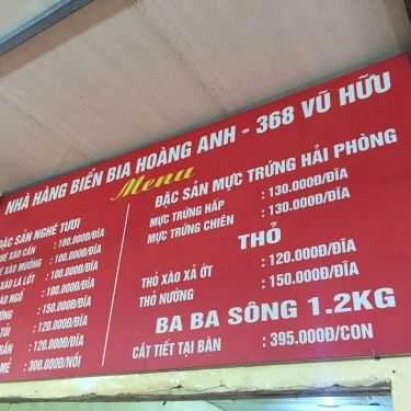 Không gian- Quán Nhậu Biển Bia Hoàng Anh