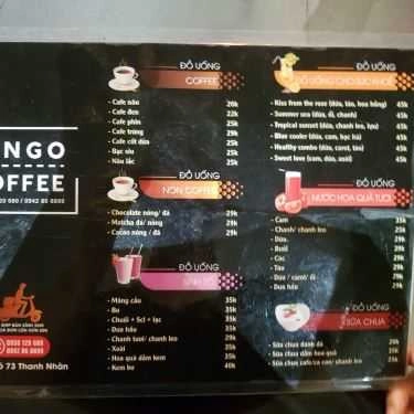 Thực đơn- Bingo Coffee