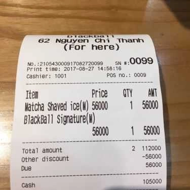 Tổng hợp- Cafe BlackBall - Chè & Trà Sữa Đài Loan - Nguyễn Chí Thanh