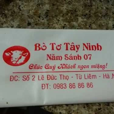 Tổng hợp- Nhà Hàng Bò Tơ Tây Ninh Năm Sánh - Lê Đức Thọ