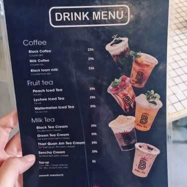 Thực đơn- Cafe Boba Tea