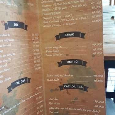 Thực đơn- Book Coffee Shop