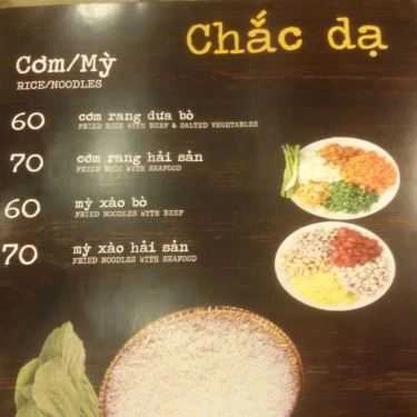Thực đơn- Quán Nhậu Bromance & Beer
