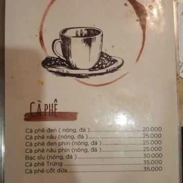 Thực đơn- Brother Coffee