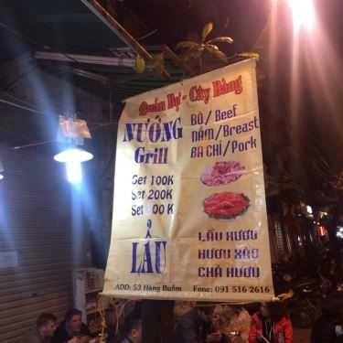 Thực đơn- Ăn vặt Bự Nướng - Hàng Buồm