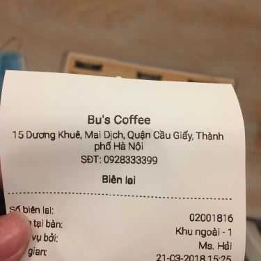 Tổng hợp- Bu's Coffee - Fastfood & Drink