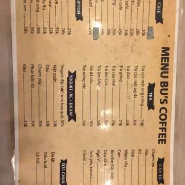 Tổng hợp- Bu's Coffee - Fastfood & Drink