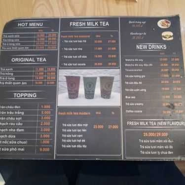 Thực đơn- Cafe Bubble Tea - Trà Sữa Đài Loan