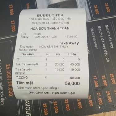 Tổng hợp- Cafe Bubble Tea - Trà Sữa Đài Loan