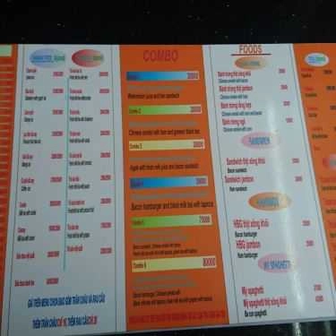 Thực đơn- Cafe Bubble Tea - Trà Sữa Trân Châu Đài Loan
