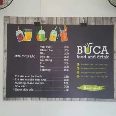 Tổng hợp- Cafe Buca - Food & Drinks