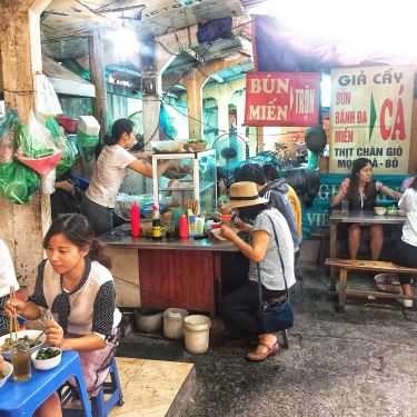 Tổng hợp- Ăn vặt Bún Cá Trộn - Chợ Chùa Láng