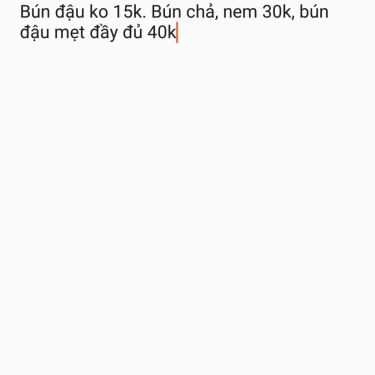 Tổng hợp- Ăn vặt Bún Đậu Mẹt - A11 Nguyễn Quý Đức