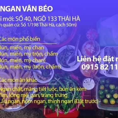 Tổng hợp- Ăn vặt Bún Ngan Vân Béo - Thái Hà